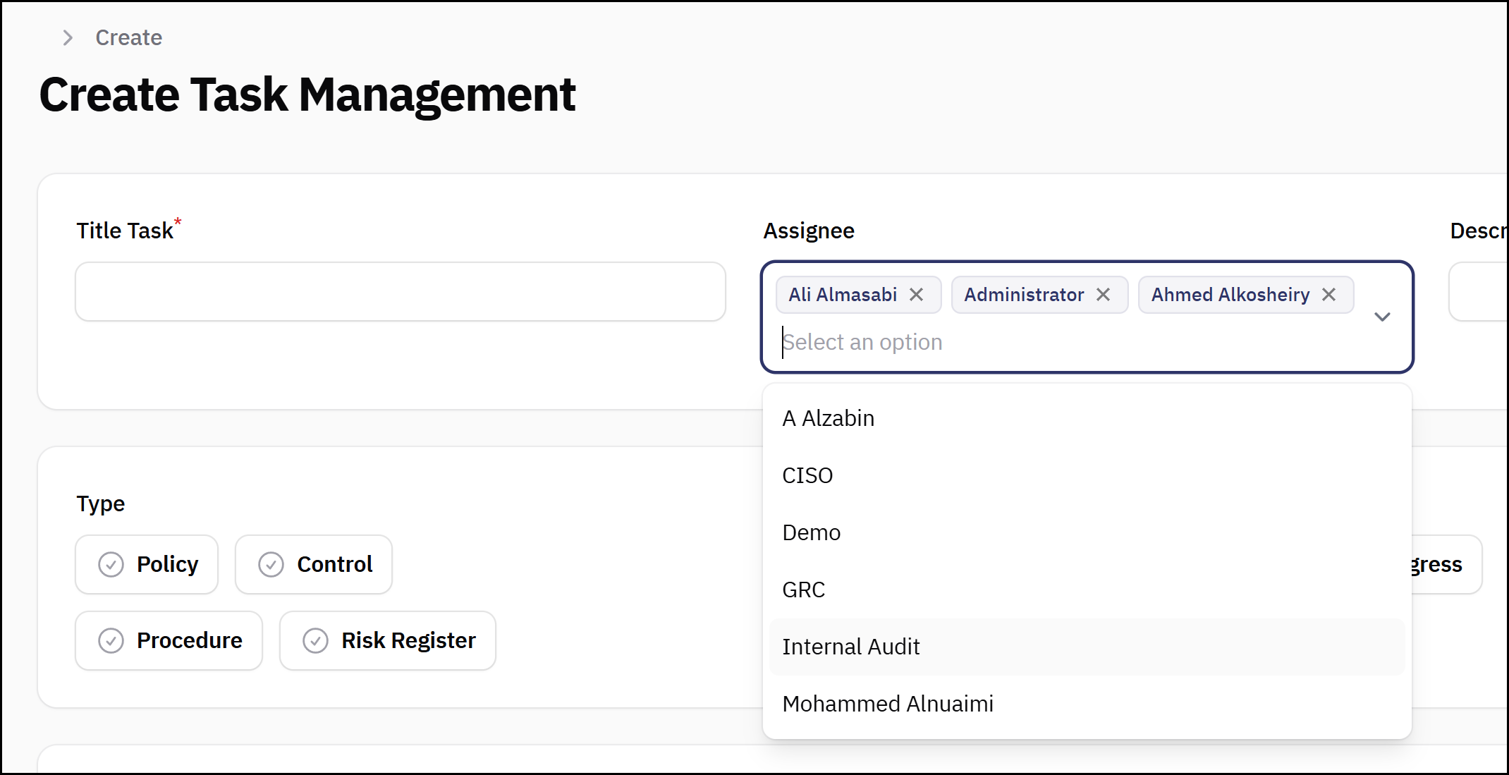 Task Management
